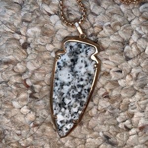Kendra Scott Jewelry - Kendra Scott spearhead marble necklace rose gold Kendra Scott Jewelry - Kendra Scott spearhead marble necklace rose gold